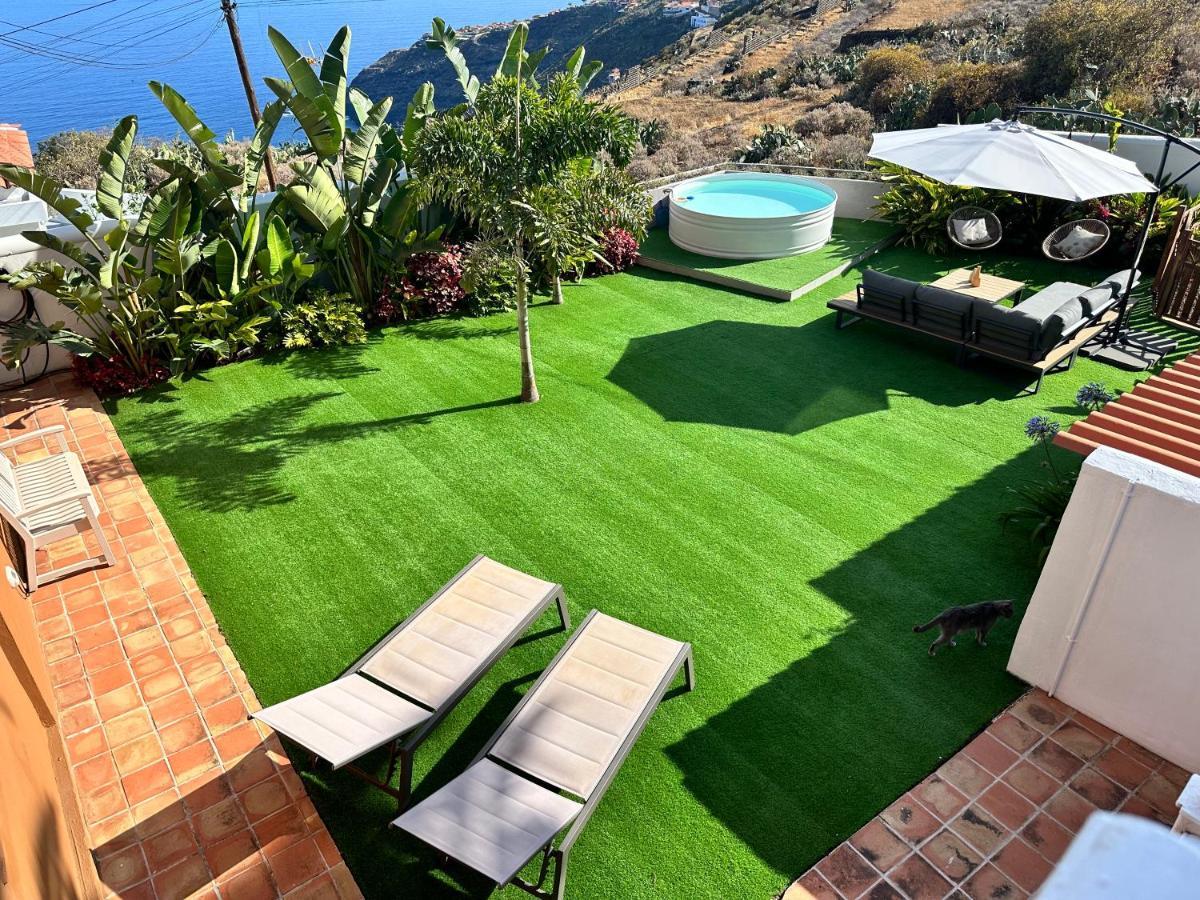 הוילה Puerto de la Madera Casa Con Piscina Y Jardin Con Vistas Al Mar מראה חיצוני תמונה
