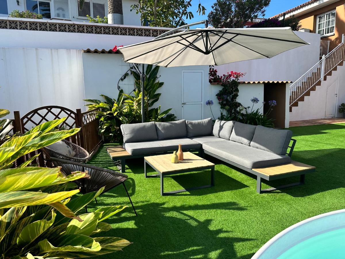 הוילה Puerto de la Madera Casa Con Piscina Y Jardin Con Vistas Al Mar מראה חיצוני תמונה